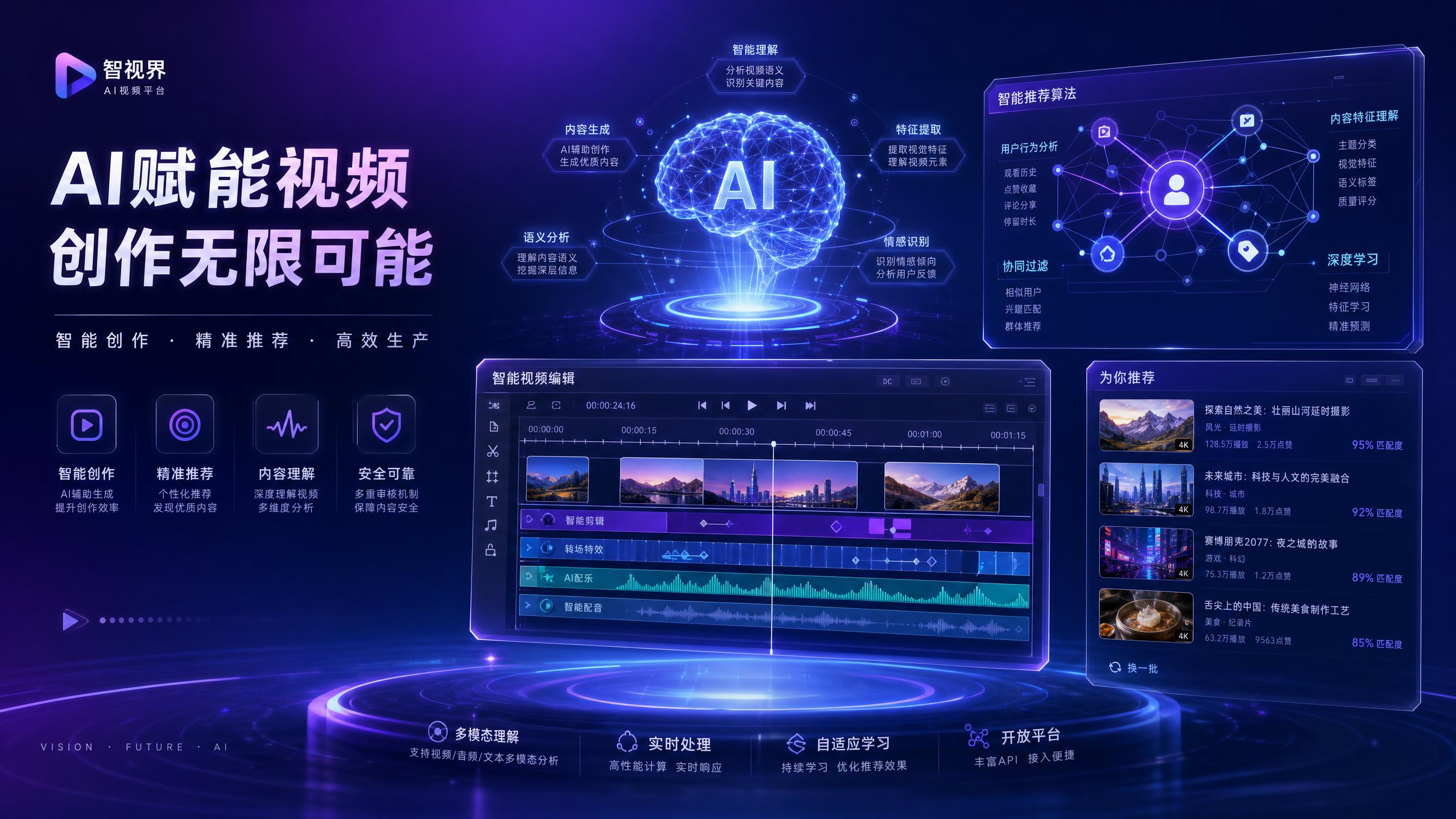 51短视频-AI赋能视频制作演示智能场景设计全流程